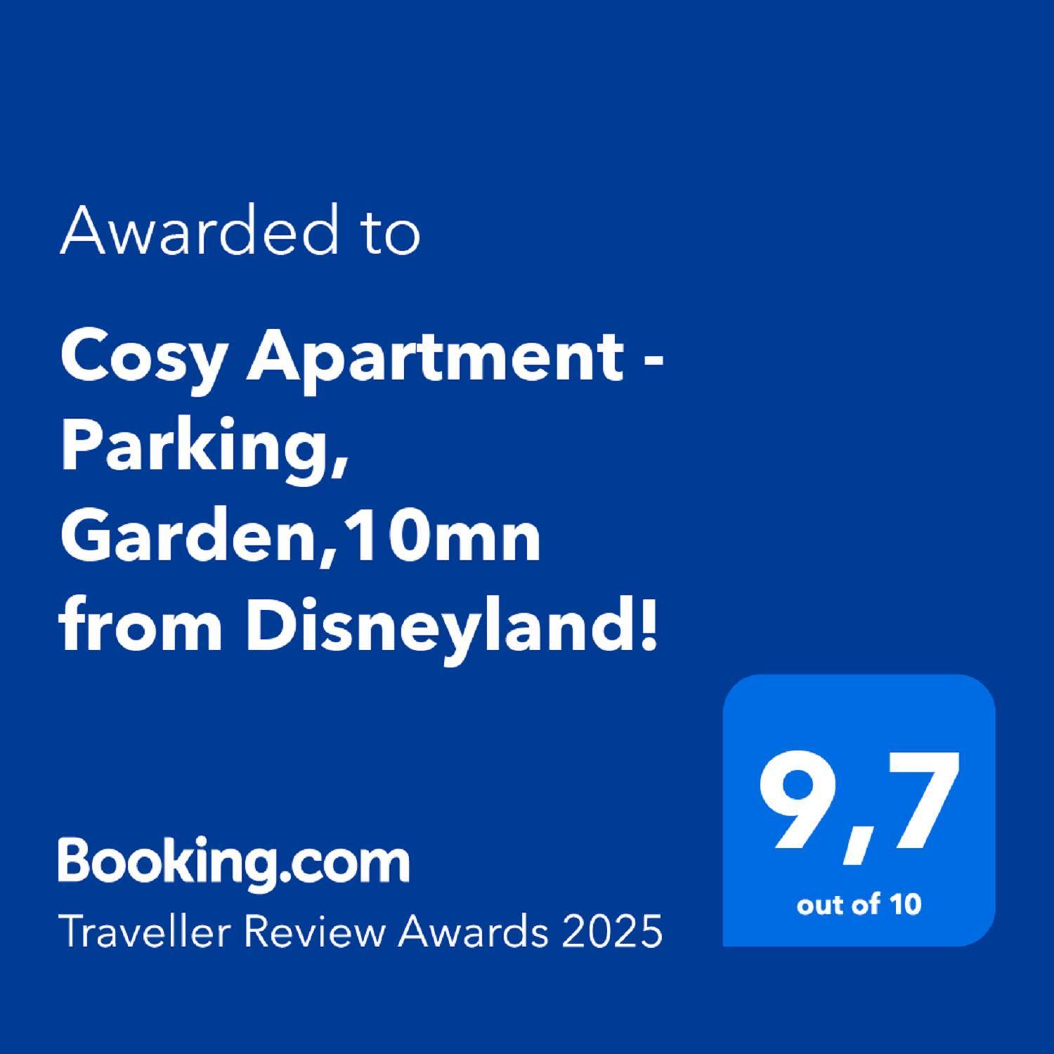 Cosy Apartment - Parking, Garden,10Mn From Disneyland! Montévrain Kültér fotó